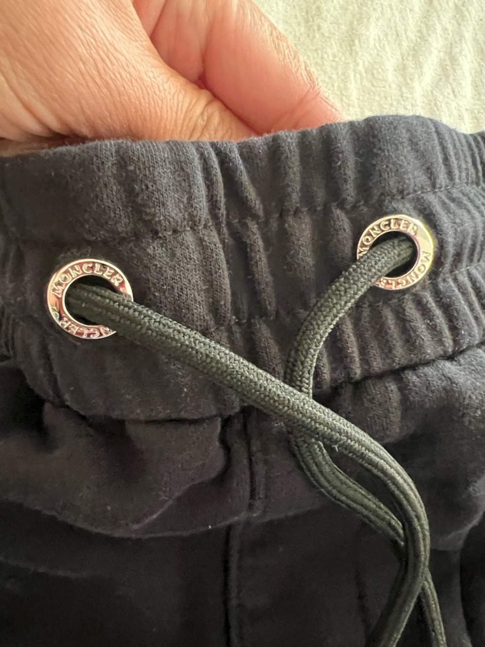 Moncler Black Athletic Drawstring Joggers - Picture 4 of 6